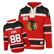 Patrick Kane Chicago Blackhawks Old Time Hockey Youth Premier Sawyer Hooded Sweatshirt Jersey - Red