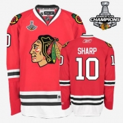 Patrick Sharp Chicago Blackhawks Reebok Men's Authentic 2013 Stanley Cup Champions Jersey - Red