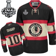 Patrick Sharp Chicago Blackhawks Reebok Men's Authentic New Third Stanley Cup Finals Jersey - Black