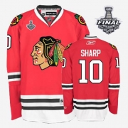 Patrick Sharp Chicago Blackhawks Reebok Men's Authentic Home Stanley Cup Finals Jersey - Red