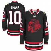Patrick Sharp Chicago Blackhawks Reebok Men's Authentic Red Skull 2014 Stadium Series Jersey - Black
