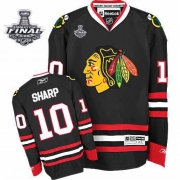 Patrick Sharp Chicago Blackhawks Reebok Men's Premier Third Stanley Cup Finals Jersey - Black