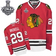 Bryan Bickell Chicago Blackhawks Reebok Men's Authentic Home Stanley Cup Finals Jersey - Red