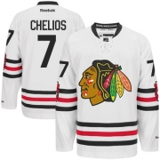 Chris Chelios Chicago Blackhawks Reebok Men's Authentic 2015 Winter Classic Jersey - White
