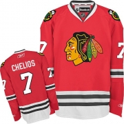Chris Chelios Chicago Blackhawks Reebok Men's Premier Home Jersey - Red