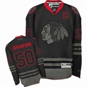 Corey Crawford Chicago Blackhawks Reebok Men's Authentic Jersey - Black Ice