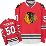 Corey Crawford Chicago Blackhawks Reebok Men's Authentic Home Jersey - Red