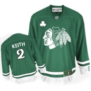 Duncan Keith Chicago Blackhawks Reebok Men's Authentic St Patty's Day Jersey - Green