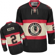 Duncan Keith Chicago Blackhawks Reebok Youth Authentic New Third Jersey - Black