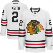 Duncan Keith Chicago Blackhawks Reebok Youth Authentic 2015 Winter Classic Jersey - White