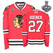 Jeremy Roenick Chicago Blackhawks Reebok Men's Authentic Home Stanley Cup Finals Jersey - Red