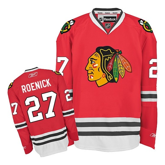 Johnny Oduya Chicago Blackhawks Reebok Youth Authentic Home Jersey - Red