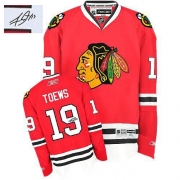 Jonathan Toews Chicago Blackhawks Reebok Men's Authentic Autographed Home Jersey - Red