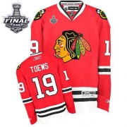 Jonathan Toews Chicago Blackhawks Reebok Men's Authentic Home Stanley Cup Finals Jersey - Red