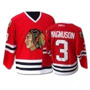 Keith Magnuson Chicago Blackhawks CCM Men's Authentic Throwback Jersey - Red