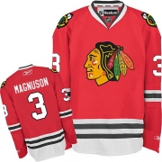 Keith Magnuson Chicago Blackhawks Reebok Men's Authentic Home Jersey - Red