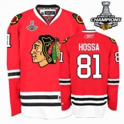 Marian Hossa Chicago Blackhawks Reebok Men's Authentic 2013 Stanley Cup Champions Jersey - Red