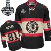 Marian Hossa Chicago Blackhawks Reebok Men's Authentic New Third Stanley Cup Finals Jersey - Black