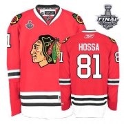Marian Hossa Chicago Blackhawks Reebok Men's Authentic Home Stanley Cup Finals Jersey - Red