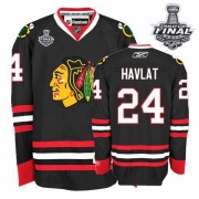 Martin Havlat Chicago Blackhawks Reebok Men's Authentic Third Stanley Cup Finals Jersey - Black