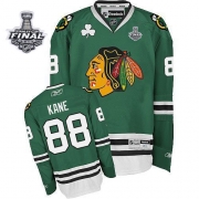 Patrick Kane Chicago Blackhawks Reebok Men's Premier Stanley Cup Finals Jersey - Green