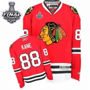 Patrick Kane Chicago Blackhawks Reebok Men's Premier Home Stanley Cup Finals Jersey - Red