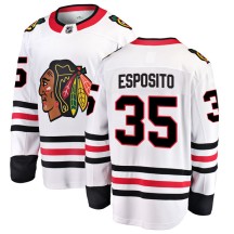 Tony Esposito Chicago Blackhawks Fanatics Branded Men's Breakaway Away Jersey - White