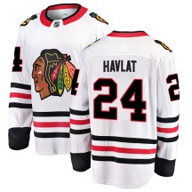 Martin Havlat Chicago Blackhawks Fanatics Branded Men's Breakaway Away Jersey - White