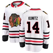 Chris Kunitz Chicago Blackhawks Fanatics Branded Men's Breakaway Away Jersey - White