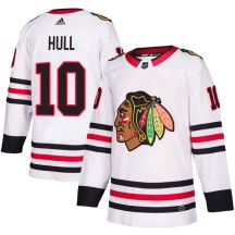 Dennis Hull Chicago Blackhawks Adidas Youth Authentic Away Jersey - White
