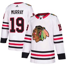 Troy Murray Chicago Blackhawks Adidas Youth Authentic Away Jersey - White