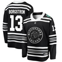 Henrik Borgstrom Chicago Blackhawks Fanatics Branded Men's 2019 Winter Classic Breakaway Jersey - Black