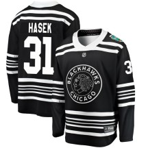 Dominik Hasek Chicago Blackhawks Fanatics Branded Men's 2019 Winter Classic Breakaway Jersey - Black