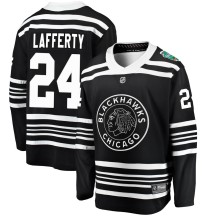 Sam Lafferty Chicago Blackhawks Fanatics Branded Men's 2019 Winter Classic Breakaway Jersey - Black