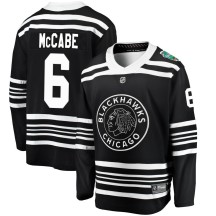Jake McCabe Chicago Blackhawks Fanatics Branded Men's 2019 Winter Classic Breakaway Jersey - Black