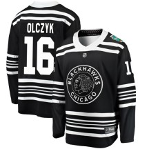 Ed Olczyk Chicago Blackhawks Fanatics Branded Men's 2019 Winter Classic Breakaway Jersey - Black
