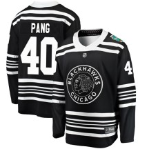 Darren Pang Chicago Blackhawks Fanatics Branded Men's 2019 Winter Classic Breakaway Jersey - Black
