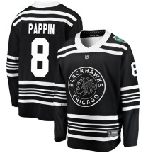 Jim Pappin Chicago Blackhawks Fanatics Branded Men's 2019 Winter Classic Breakaway Jersey - Black