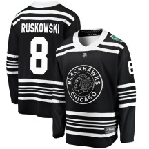 Terry Ruskowski Chicago Blackhawks Fanatics Branded Men's 2019 Winter Classic Breakaway Jersey - Black
