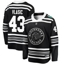 Alex Vlasic Chicago Blackhawks Fanatics Branded Men's 2019 Winter Classic Breakaway Jersey - Black