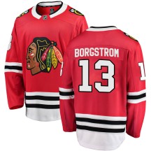 Henrik Borgstrom Chicago Blackhawks Fanatics Branded Youth Breakaway Home Jersey - Red