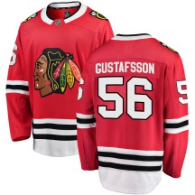 Erik Gustafsson Chicago Blackhawks Fanatics Branded Youth Breakaway Home Jersey - Red