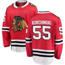 Kevin Korchinski Chicago Blackhawks Fanatics Branded Youth Breakaway Home Jersey - Red