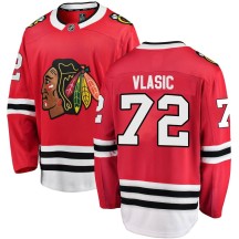 Alex Vlasic Chicago Blackhawks Fanatics Branded Youth Breakaway Home Jersey - Red