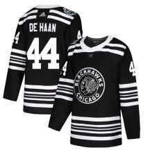 Calvin de Haan Chicago Blackhawks Adidas Men's Authentic 2019 Winter Classic Jersey - Black