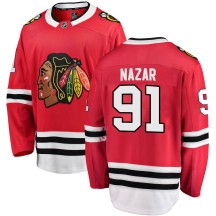Frank Nazar Chicago Blackhawks Fanatics Branded Men's Breakaway Home Jersey - Red
