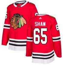 Andrew Shaw Chicago Blackhawks Adidas Men's Authentic Home Jersey - Red