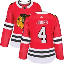 Seth Jones Chicago Blackhawks Adidas Women's Authentic Home Jersey - Red