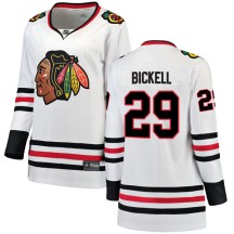 Bryan Bickell Chicago Blackhawks Fanatics Branded Women's Breakaway Away Jersey - White