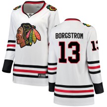 Henrik Borgstrom Chicago Blackhawks Fanatics Branded Women's Breakaway Away Jersey - White